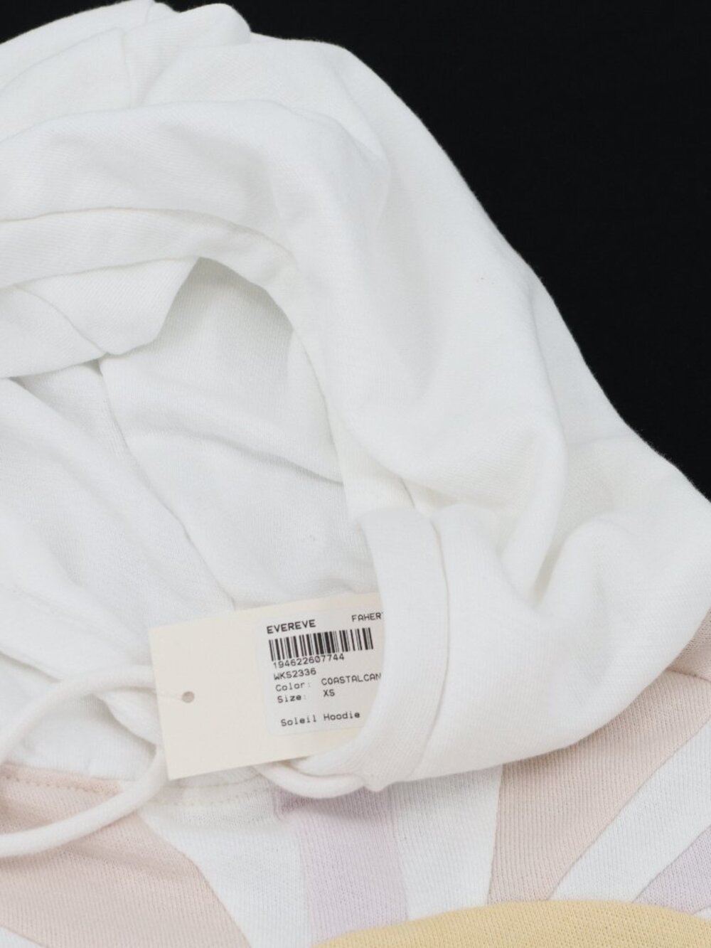 NWT Faherty Soleil Hoodie Coastal Canyon Sun Sea Cotton French Terry XS WKS2336 - Picture 14 of 14